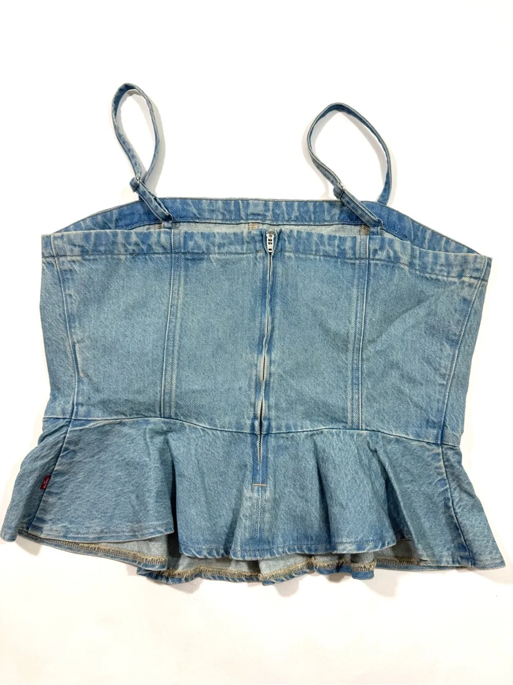 Levi’s Anderson Flounce Tank Top Denim